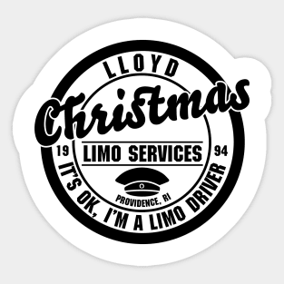 Lloyd Christmas Limo Services Sticker